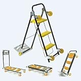 Total Trolley. 4-in-1 compact hand truck, dolly, trolley, and step ladder.