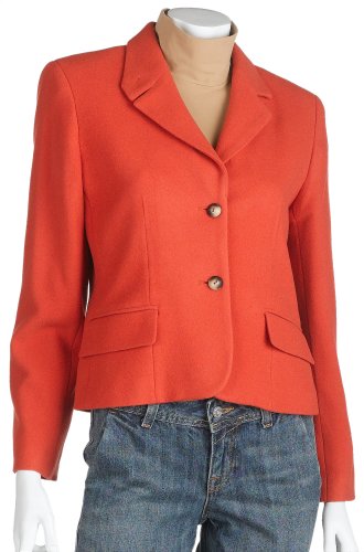 Harve Benard Women's Cashmere Blend 2-Button Jacket