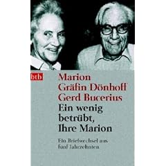 Ein wenig betr�bt, Ihre Marion: Ein Briefwechsel aus f�nf Jahrzehnten
