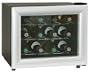 Haier HVT12ABS 12-Bottle-Capacity Table-Top Wine Cellar, Black with Silver Trim