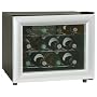 Haier HVT12ABS 12-Bottle-Capacity Table-Top Wine Cellar, Black with Silver Trim