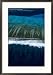 Aerial View of Barrier Reef on Lagoon South, New Caledonia Framed Photographic Poster Print by Jean-Bernard Carillet, 21x29