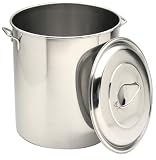 Eastman Outdoors 38135 Stainless Steel 60-Quart Stainless Steel Pot with Lid