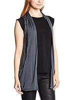 Silk & Cashmere Chaleco (Gris)