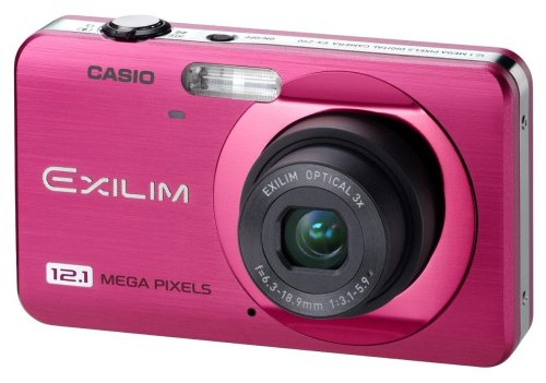 Casio EXILIM EX-Z90 PK Digitalkamera (12,1 Megapixel, 3-fach opt. Zoom, 6,9 cm (2,7 Zoll) Display) pink