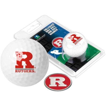 Rutgers Scarlet Knights Ncaa Collegiate Logo Golf Ball Ball Marker