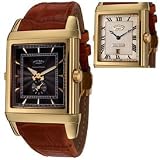 ROTARY Watches:Men's Revelation Reversible Face Brown Leather