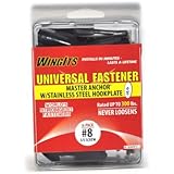 WingIts RC-MAWHP35-6 Master Anchor with Stainless Steel Hook Plate, 6-Pack