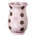 Tiddliwinks Toothbrush Holder - Mod Pink/ Brown