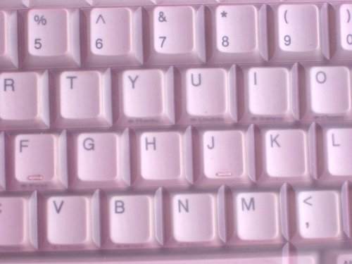 Keyboard Skin for 13' Apple MacBook Laptop - Transparent Pink