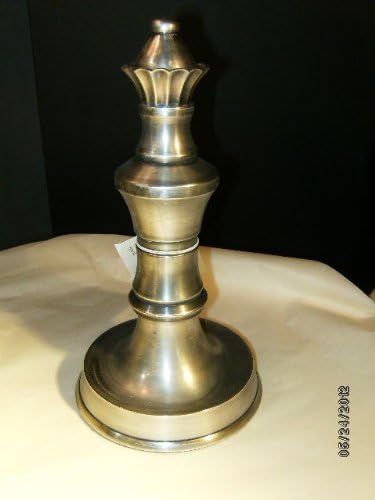 Antique Silver Chess Finials Set of 3