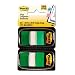 Post-it Flags Value Pack, Green, 1-Inch Wide, 50/Dispenser, 12-Dispensers/Pack