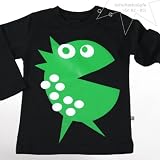 Produkt-Bild: natubini Langarm Shirt anthrazit - Little-Monster Gro&szlig;maulfrosch (62-98)