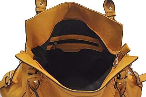 SORRENTINO Sori Prime Collection "528" Stubbed Satchel with Strap (White)