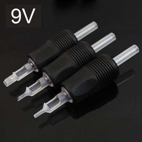 9V 20pcs/box Newest Tattoo machine Grip black and White Disposable Tube 25mm