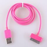 Neewer New Pink USB Data Sync Charger cable for iPod iPhone Neewer New Pink USB Data Sync Charger cable for iPod iPhone