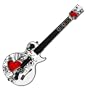 My Heart Design Skin Decal Sticker for Playstation 3 PS3/ Xbox 360 Guitar Hero III Gibson Les Paul Guitar Controller