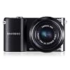 Samsung NX1000 SMART Digital Compact System Camera - Black (20.3MP, 20-50mm Lens Kit) 3.0 inch LCD