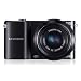 Samsung NX1000 SMART Digital Compact System Camera - Black (20.3MP, 20-50mm Lens Kit) 3.0 inch LCD