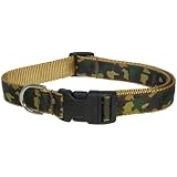 Sassy Dog Wear 18-28-Inch Camouflage Dog Collar, Large