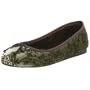 Daniel Green Women's Anastasia Ballerina Slipper,Green,6 M