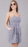 SHINDO Flower Checker Button Front Dress