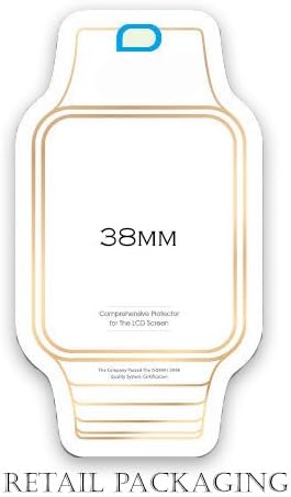 Full Body Screen Protector for Apple Watch Front + Back + Side Clear Protective Skin Film (38mm)