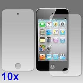 10x New Clear Screen Protector for iPod Touch 4th Gen. 8GB, 32GB, 64GB