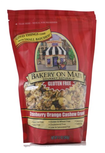 Bakery On Main Gluten Free Granola, Cranberry Orange Cashew, 12-Ounce Bags (Pack of 6)