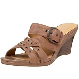 Clarks Women's Crescent Beach Sandal,Brown,8 M US