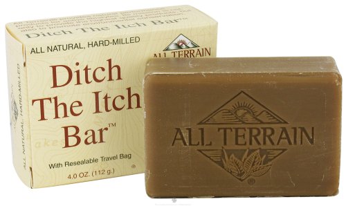 All Terrain - Ditch the Itch Skin Relief Bar Soap - 4 Oz, 4 Pack (Image may vary)