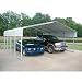 Rhino Shelter Steel Carport - Double Vehicle, 24Ft.L x 22Ft.W x 12Ft.H, Model# SCP-22