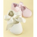 First Impressions Baby Girl Ballerina Slippers Baby Pink 1 Infant