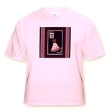 IMAGE OF Milk chocolate dress and rose surrounded by damask ribbons and frame - Light Pink Infant Lap-Shoulder Tee (18M)