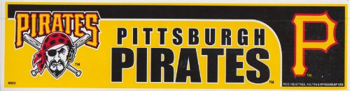 Pittsburgh Pirates MLB Bumper Sticker - 3