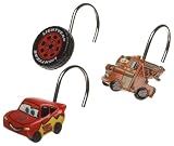Cars Resin Shower Curtain Hooks