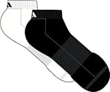 adidas All Sport 2-Pack Low Cut Sock, Asst/Black/White