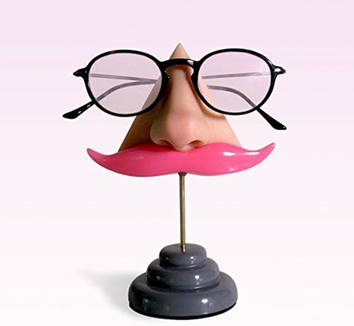 Pink Mustache Key Eyeglass Display Stand