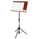 On Stage SM7312W Conductor Stand with Wide Wooden Bookplate