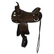 16" 17" Crates Gaited Horse Trail Saddle Mahogany Black 281