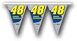 Jimmie Johnson 25 ft party pennant flags - NASCAR