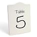 Place Tile Design Plain Jane Menu Tile with Pen, White