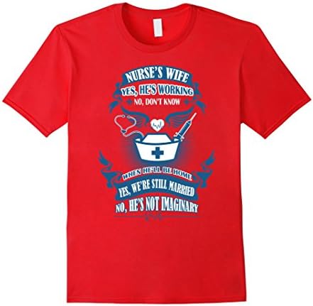 Men's Nurse's Wife XL Red