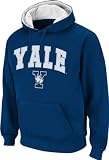 Yale Bulldogs Arched Tackle Twill Hooded Sweatshirt