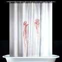 Blood Bath Shower Curtain