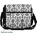 Paris White Black Lap Top Case Computer Bag Tote by Room It Up