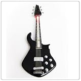 1x Mini Black Guitar LED Light Refillable Cigar Cigarette Lighter 7inch