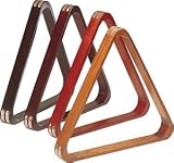 8 Ball Wooden Rack w/ Brass Corners (Oak Finish)