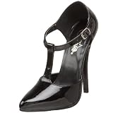 Pleaser Womens Domina-415 T-Strap Pump