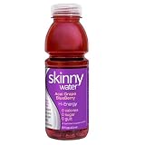 Skinny Water Acai Grape Blueberry, 16.9- Ounce Bottle (Pack of 24)
